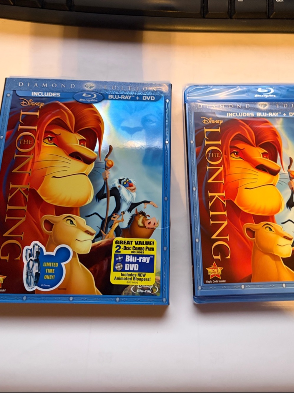 Disney The Lion King Blu-ray + DVD New. Sealed.